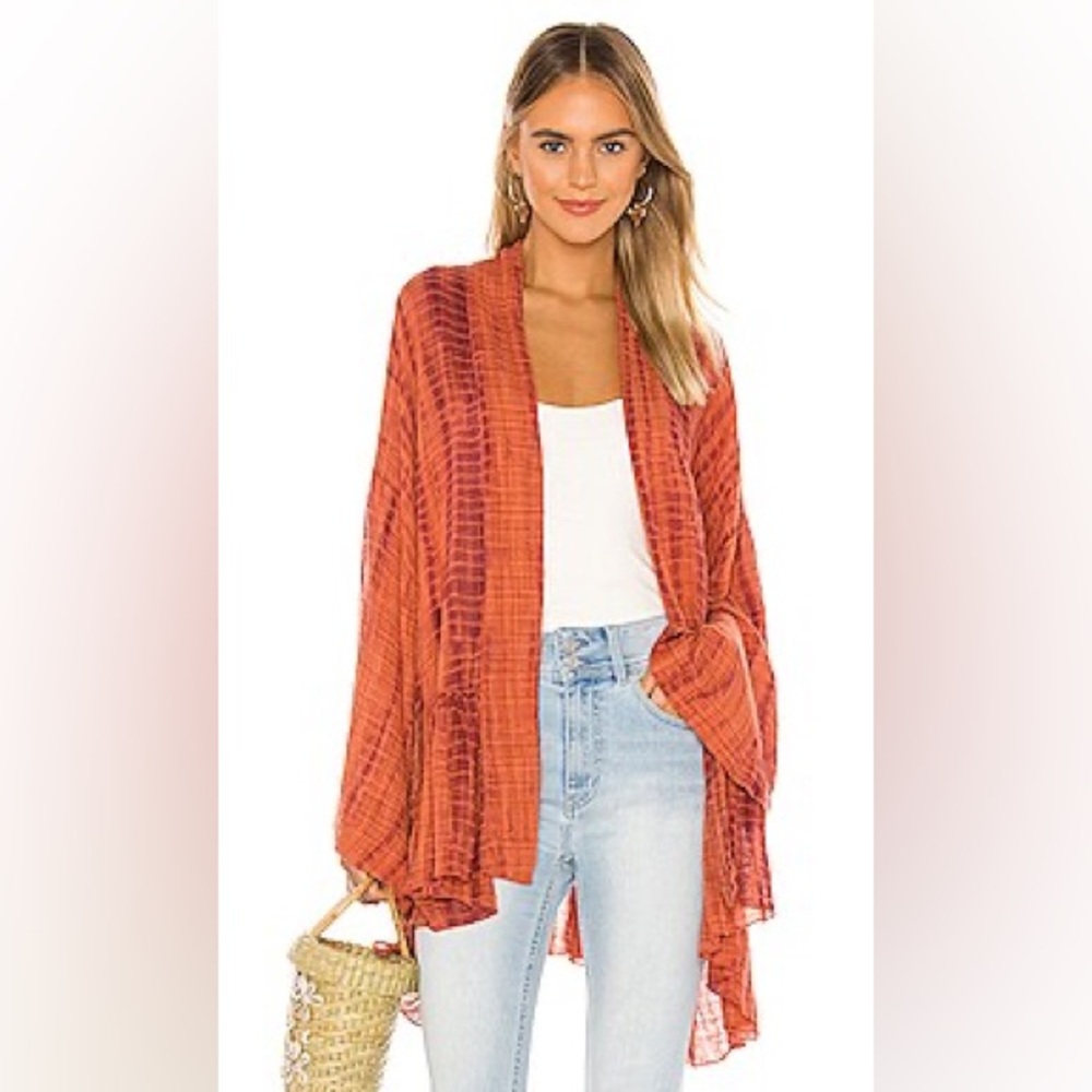 NWT Free People Sashi tie-dye kimono